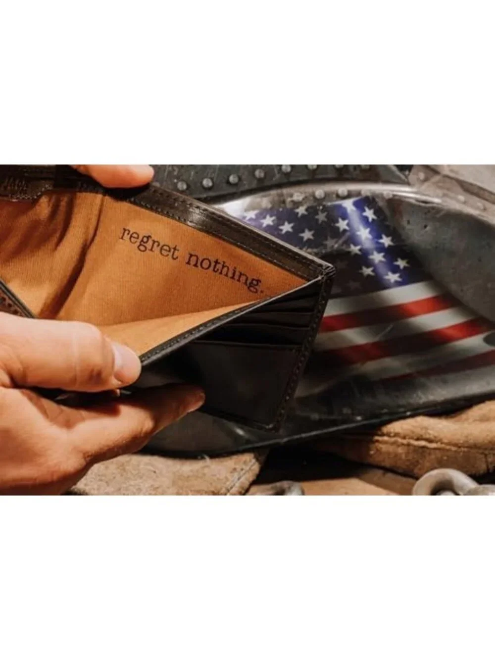 Skull Double ID Bifold Wallet for Men | 2 ID Windows, Stylish & Durable Design